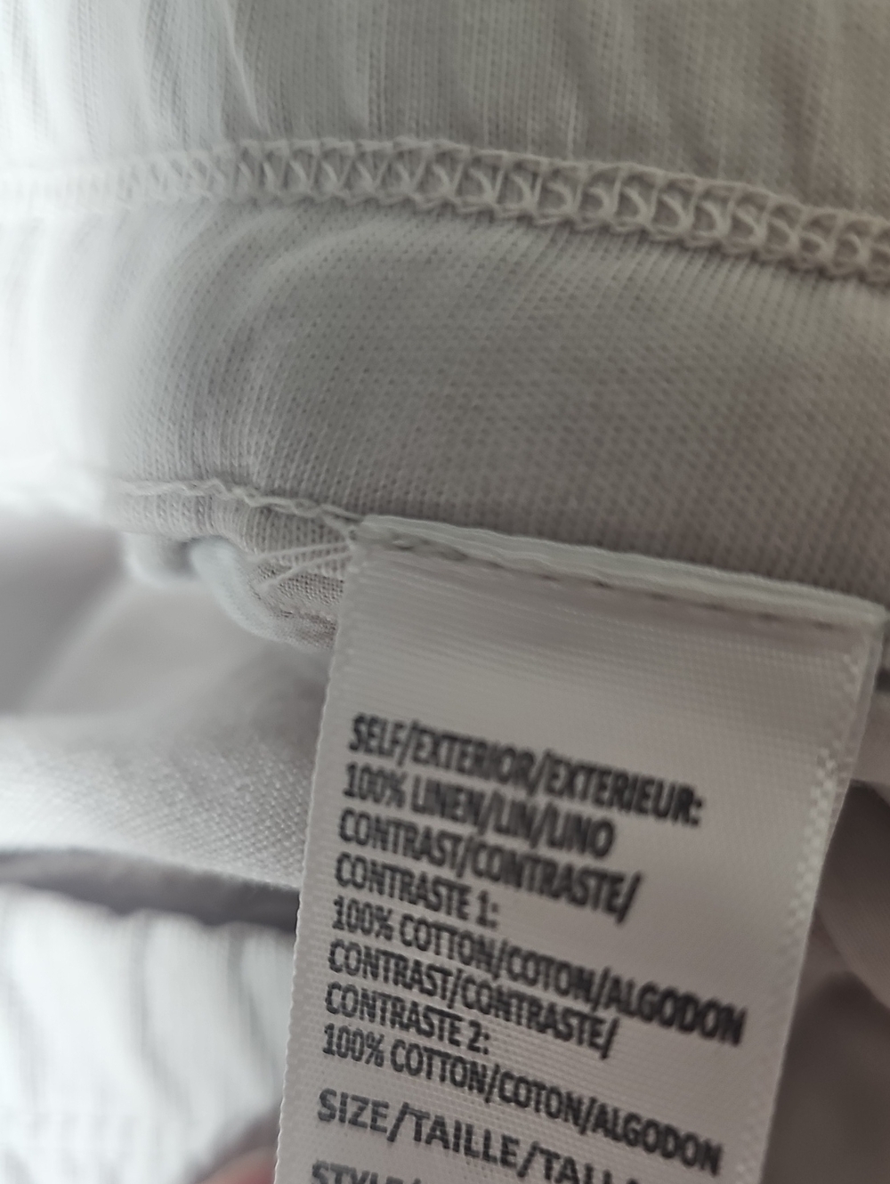 Standard James Perse 100% Linen Drawstring Pants Natural Size 1 Small - Picture 4 of 9